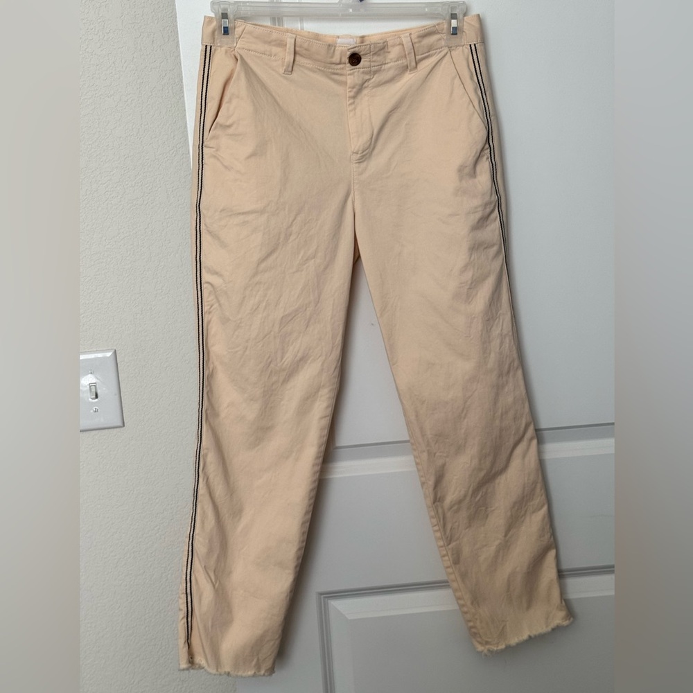 Gap Girlfriend Chino Pants - Light Yellow - size 4